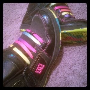 DC Rainbow/Black Sneakers